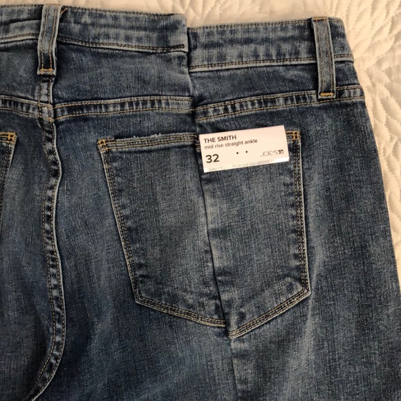 Joe’s Mid Rise Straight Ankle Jeans Size 32 - Picture 4 of 5